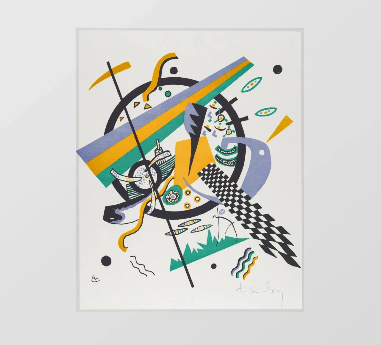 Kandinsky Art Print pellicola backlit da Venus Art