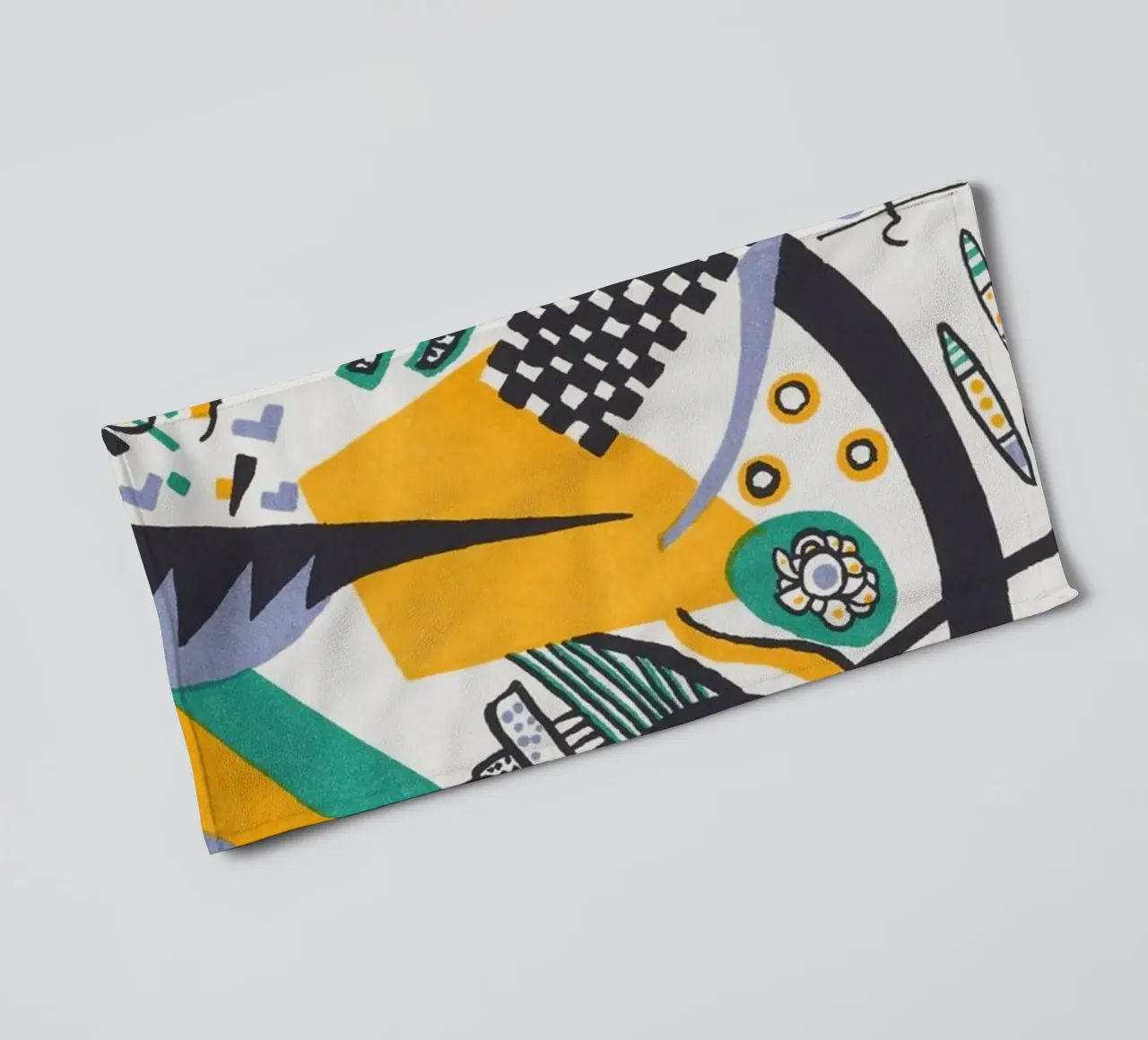 Kandinsky Art Print asciugamano da bagno da Venus Art