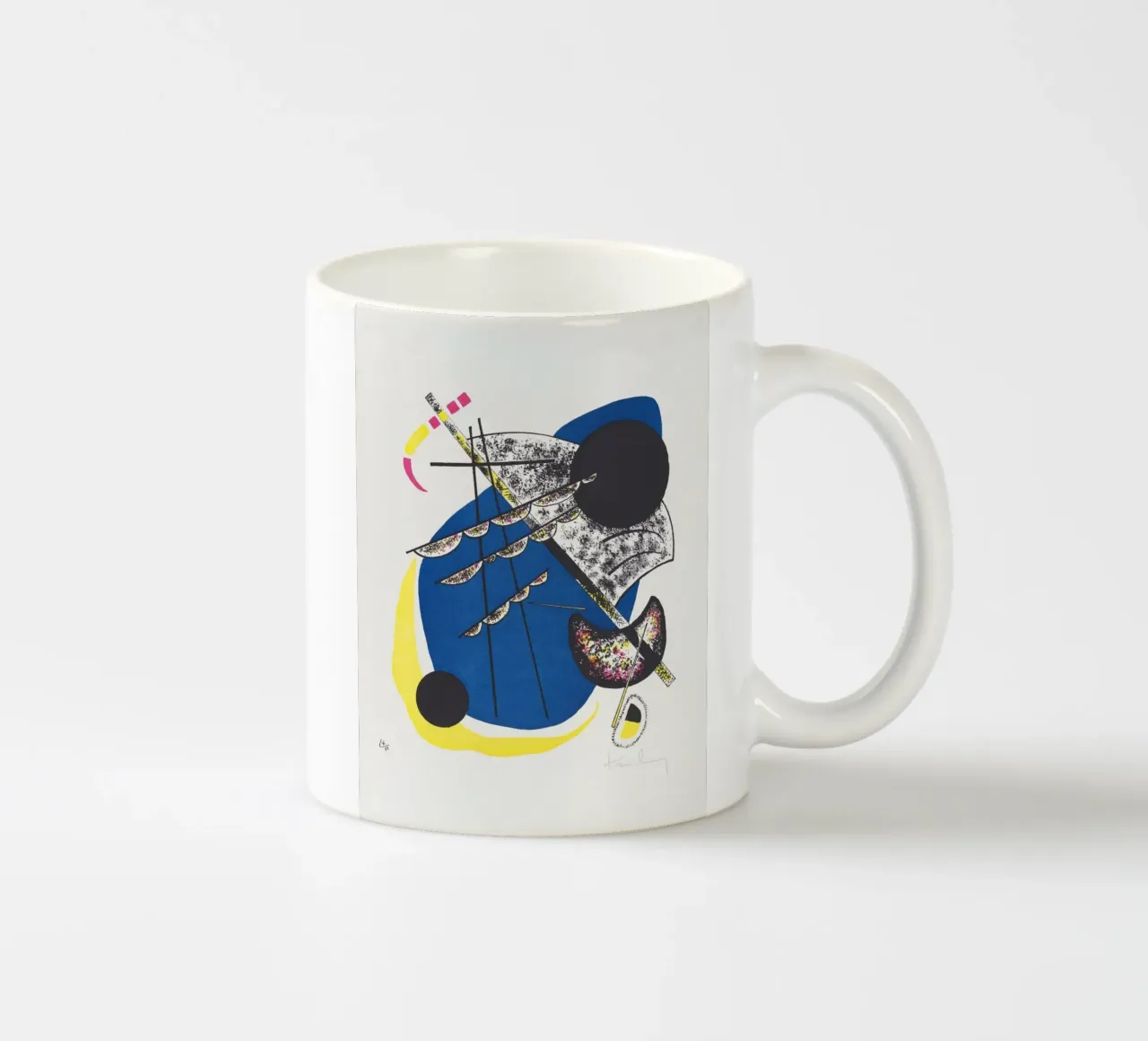 wassily kandinsky print ceramic mug by Venus Art