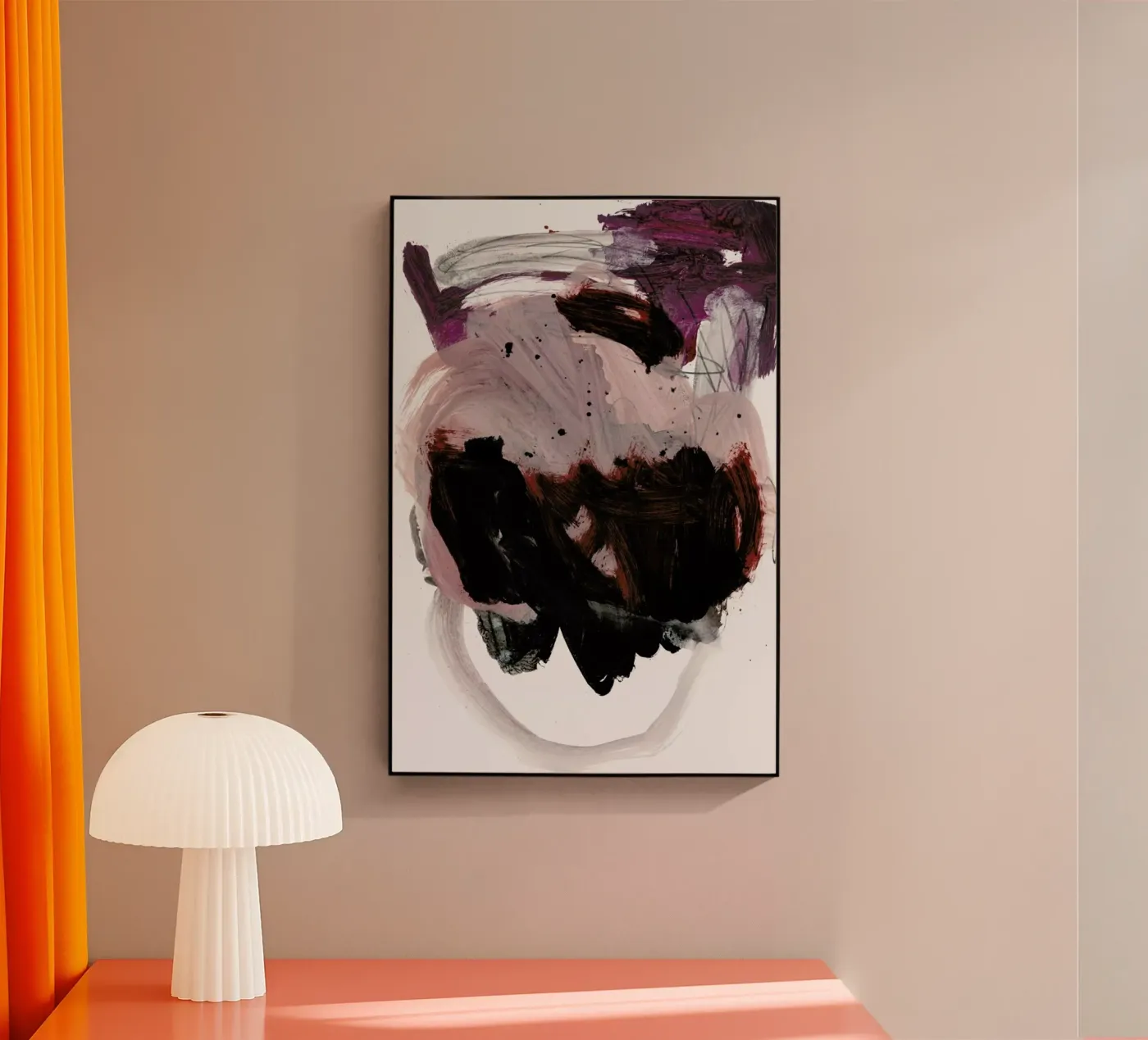 Gestural Brushstrokes 03 plexiglass da IRIS LEHNHARDT FINE ART