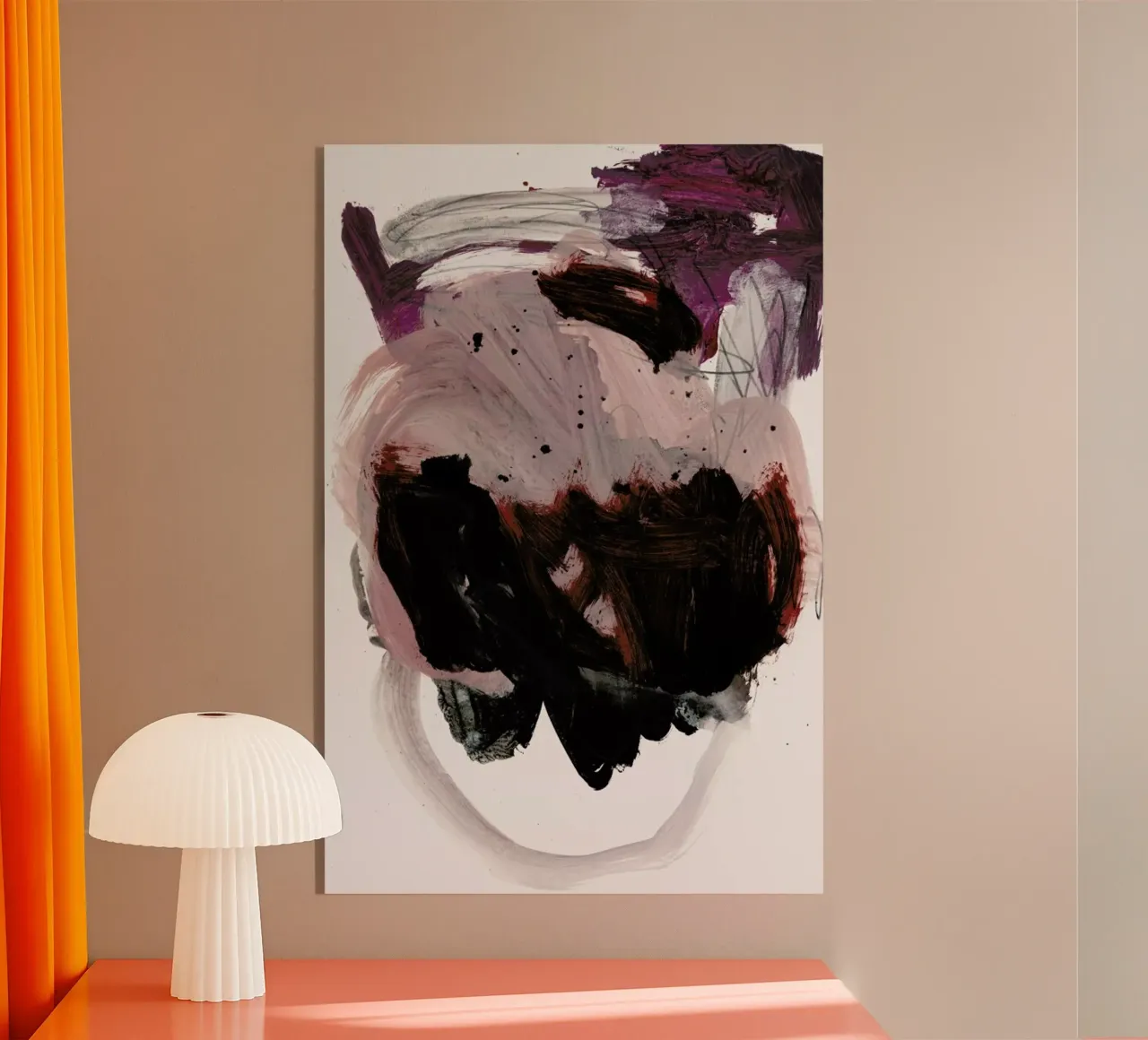 Gestural Brushstrokes 03 plexiglass da IRIS LEHNHARDT FINE ART