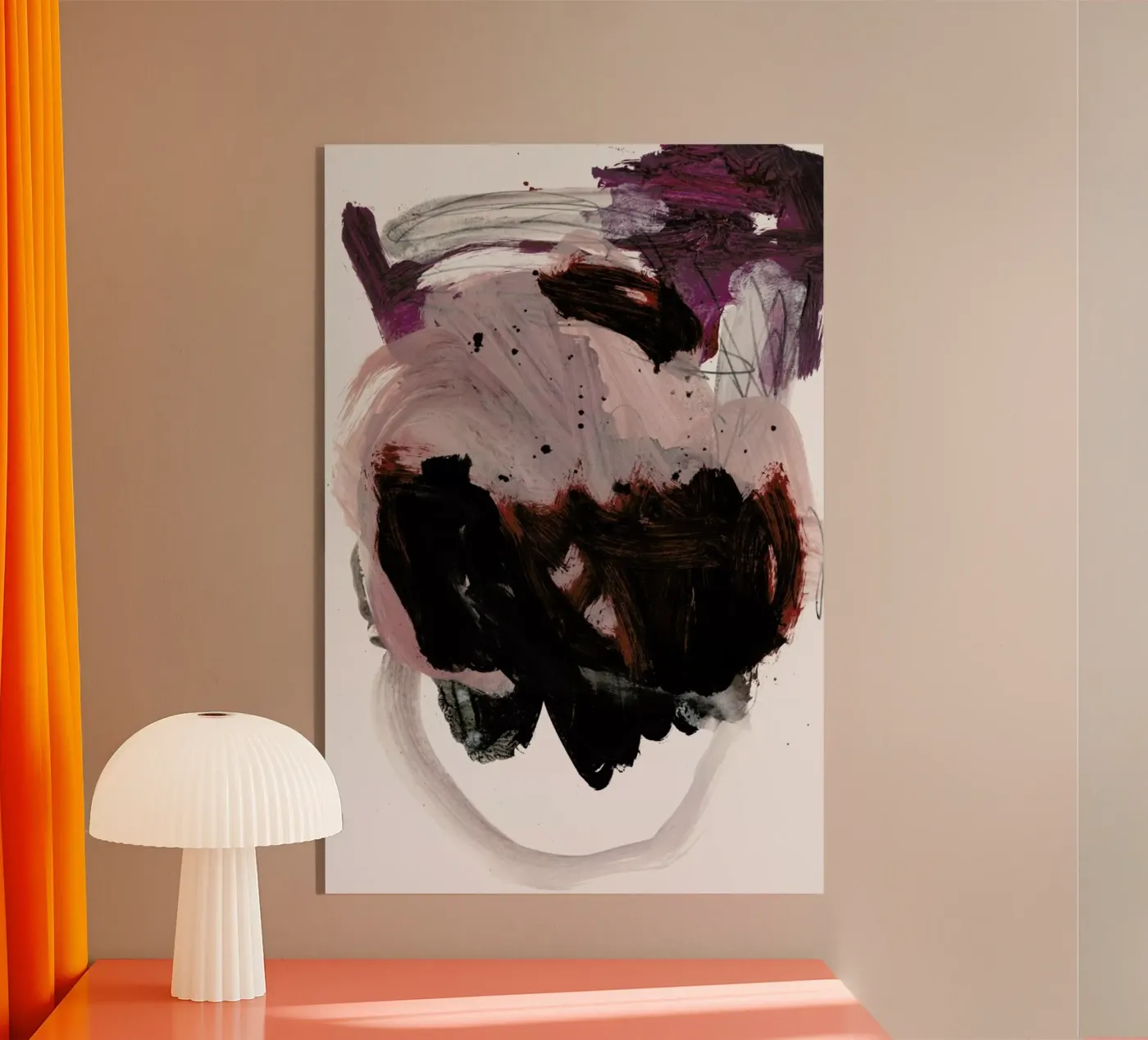 Gestural Brushstrokes 03 plexiglass da IRIS LEHNHARDT FINE ART