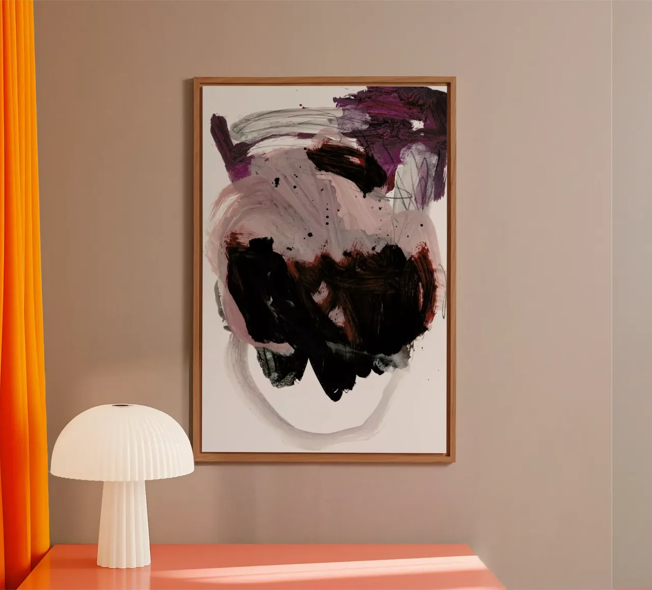 Gestural Brushstrokes 03 alluminio dibond da IRIS LEHNHARDT FINE ART