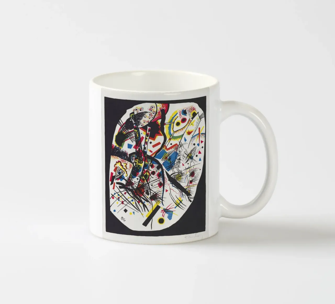 Wassily Kandinsky Abstract Poster tazza in ceramica da Venus Art