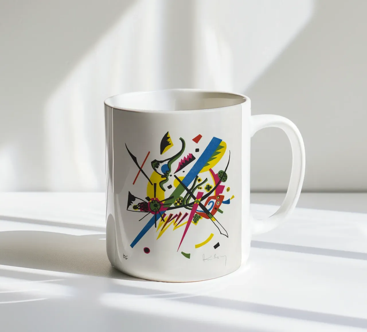 Wassily Kandinsky Poster tazza in ceramica da Venus Art