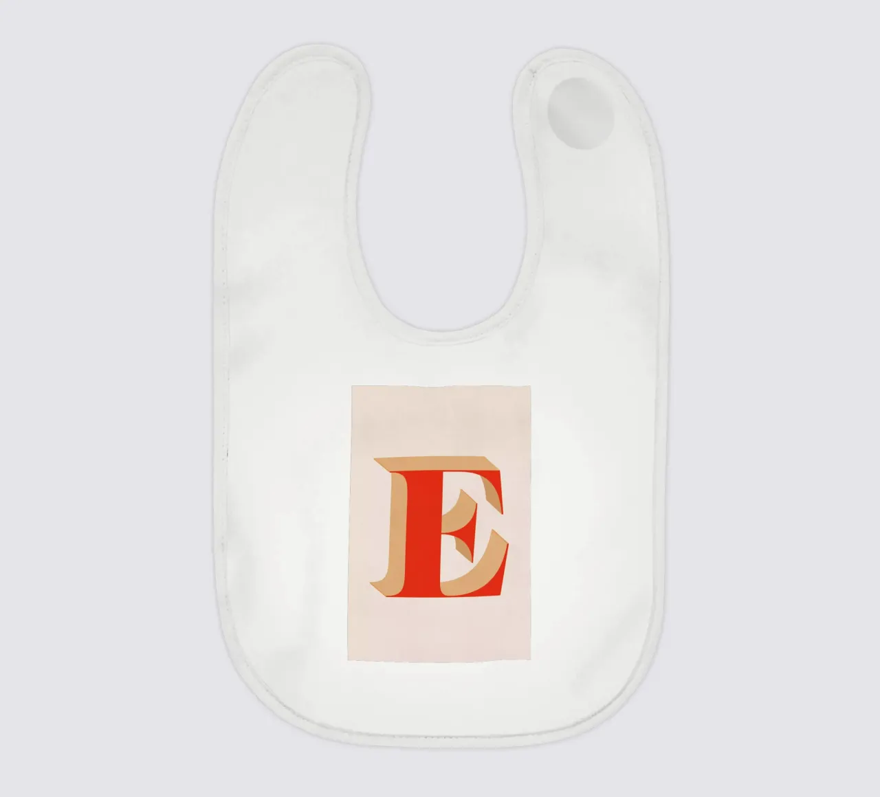 Red E Babylätzchen von daylight design studio