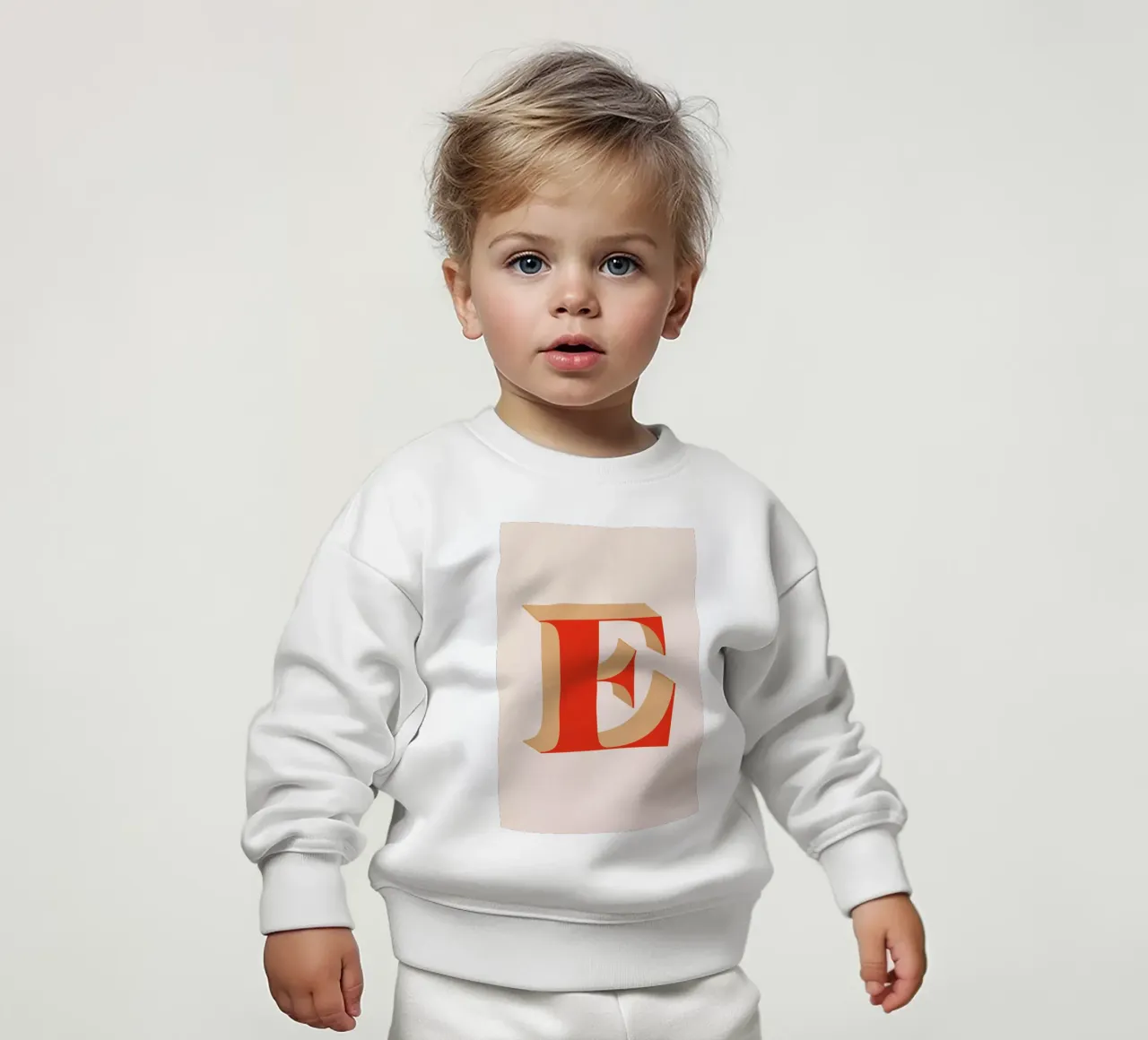 Red E felpa neonato da daylight design studio