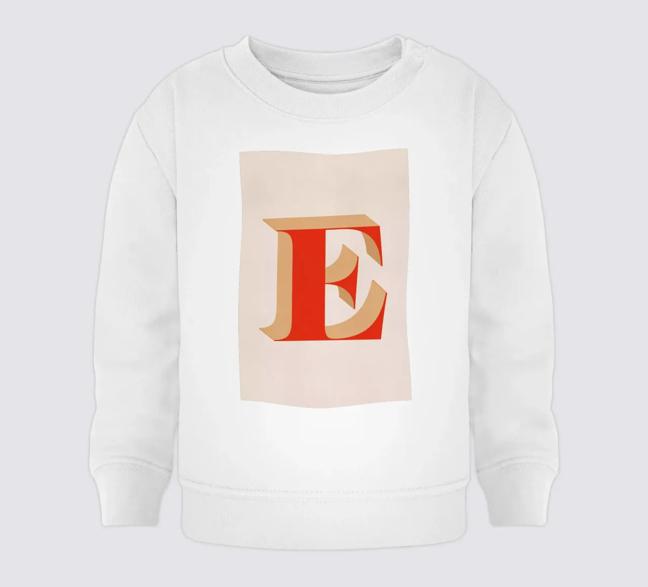 Red E felpa neonato da daylight design studio