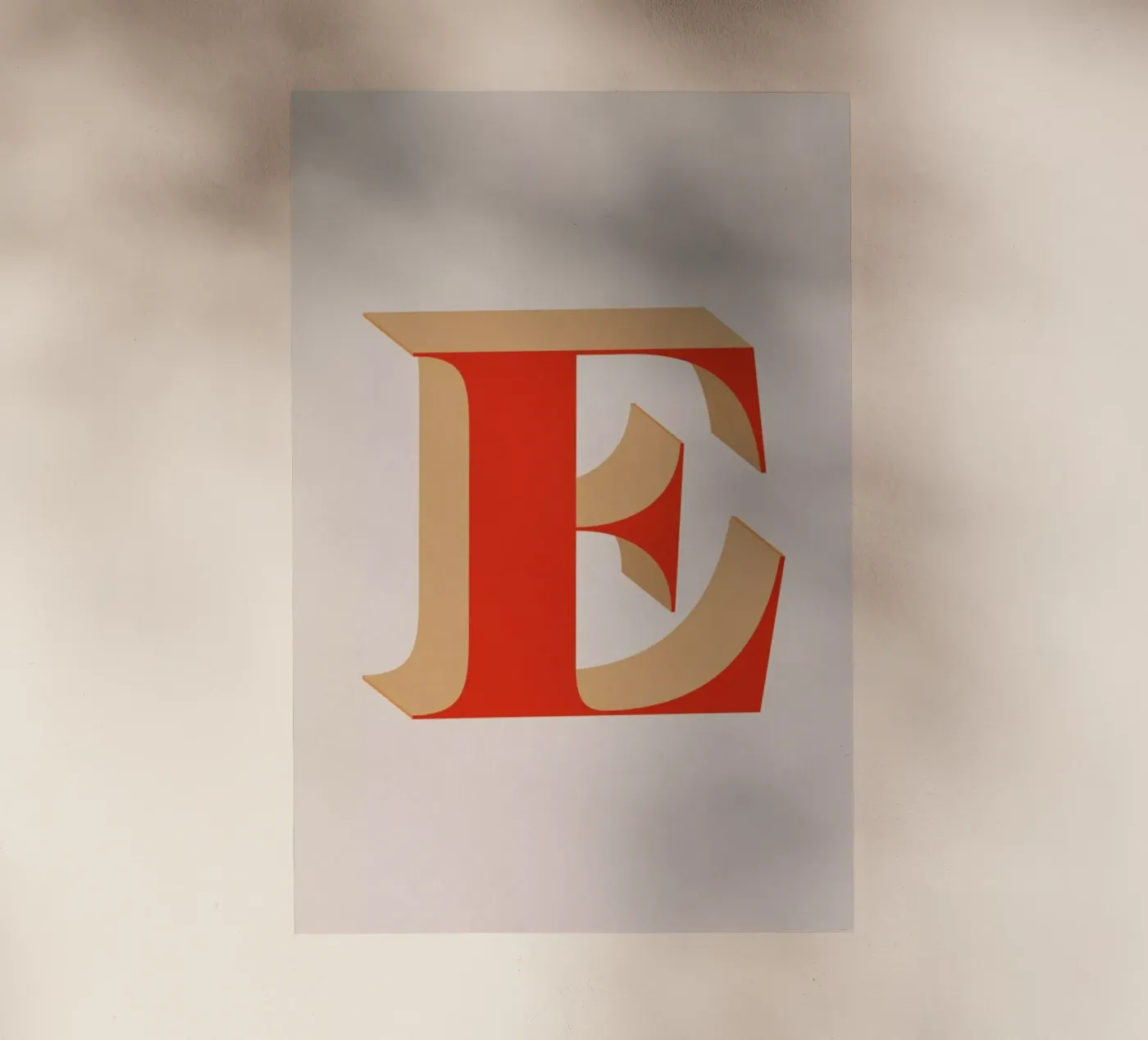 Red E backlit folie van daylight design studio