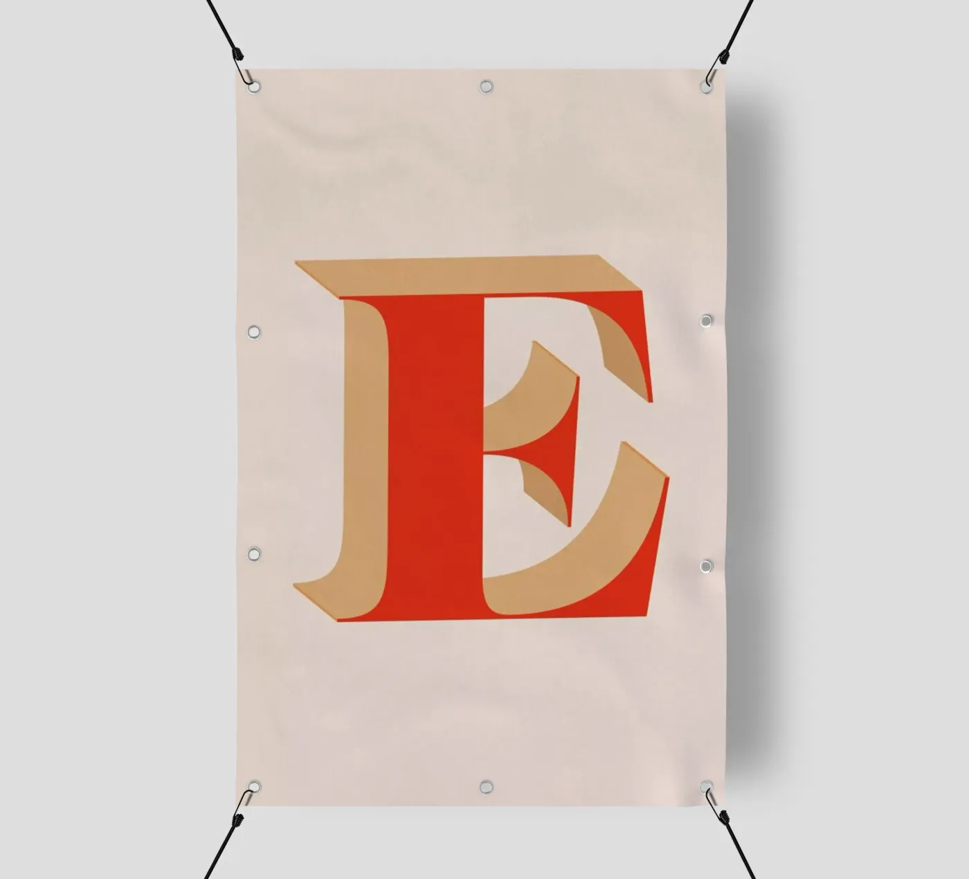 Red E pvc cover by daylight design studio