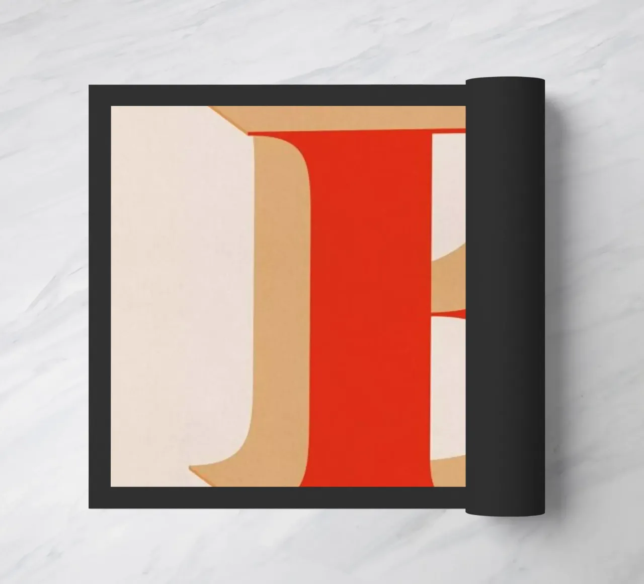 Red E deurmat van daylight design studio