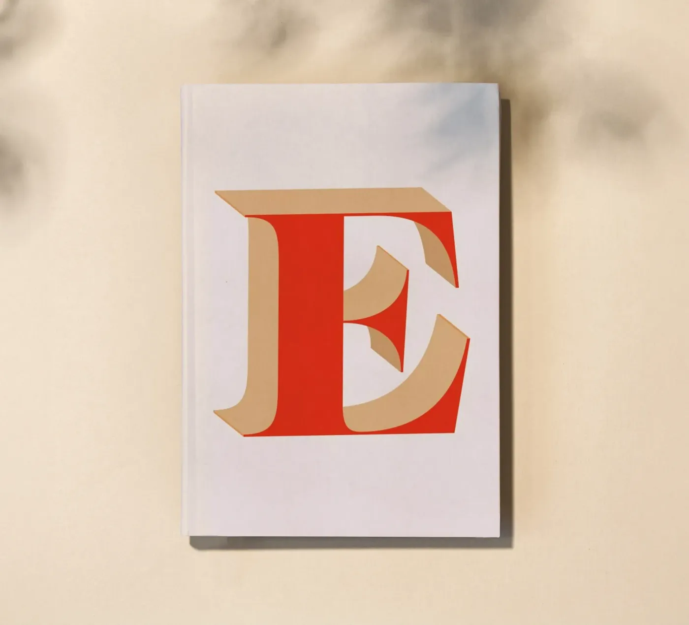 Red E notebook by daylight design studio