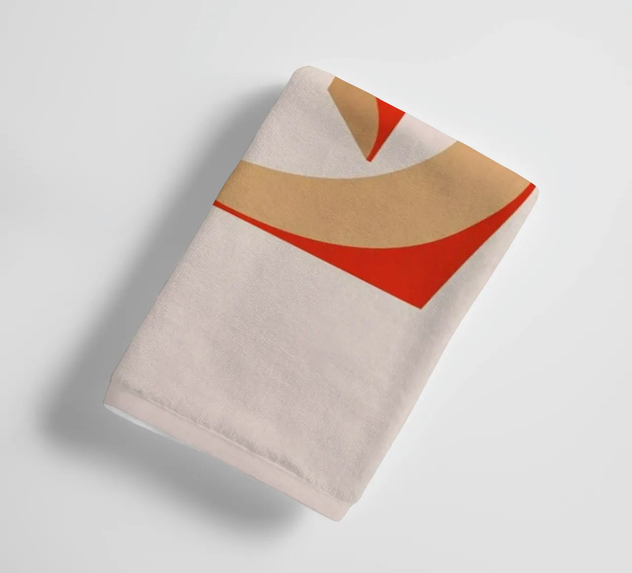 Red E badhanddoek van daylight design studio