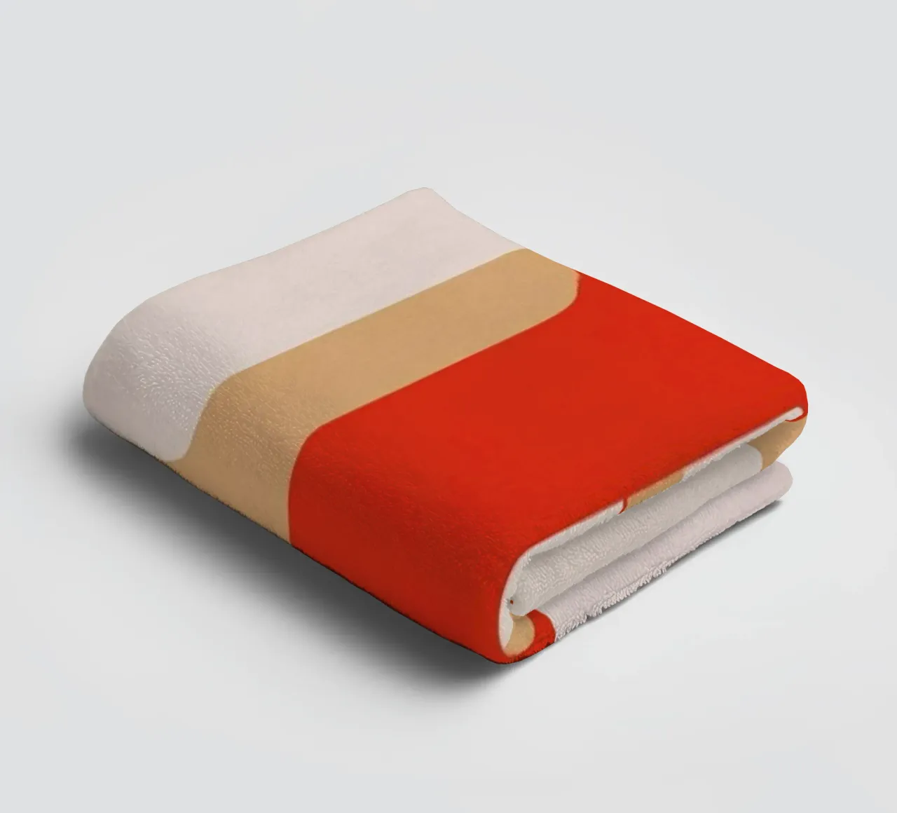 Red E badhanddoek van daylight design studio