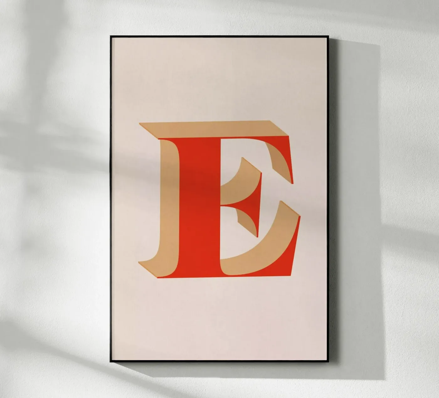 Red E acrylic glass by daylight design studio