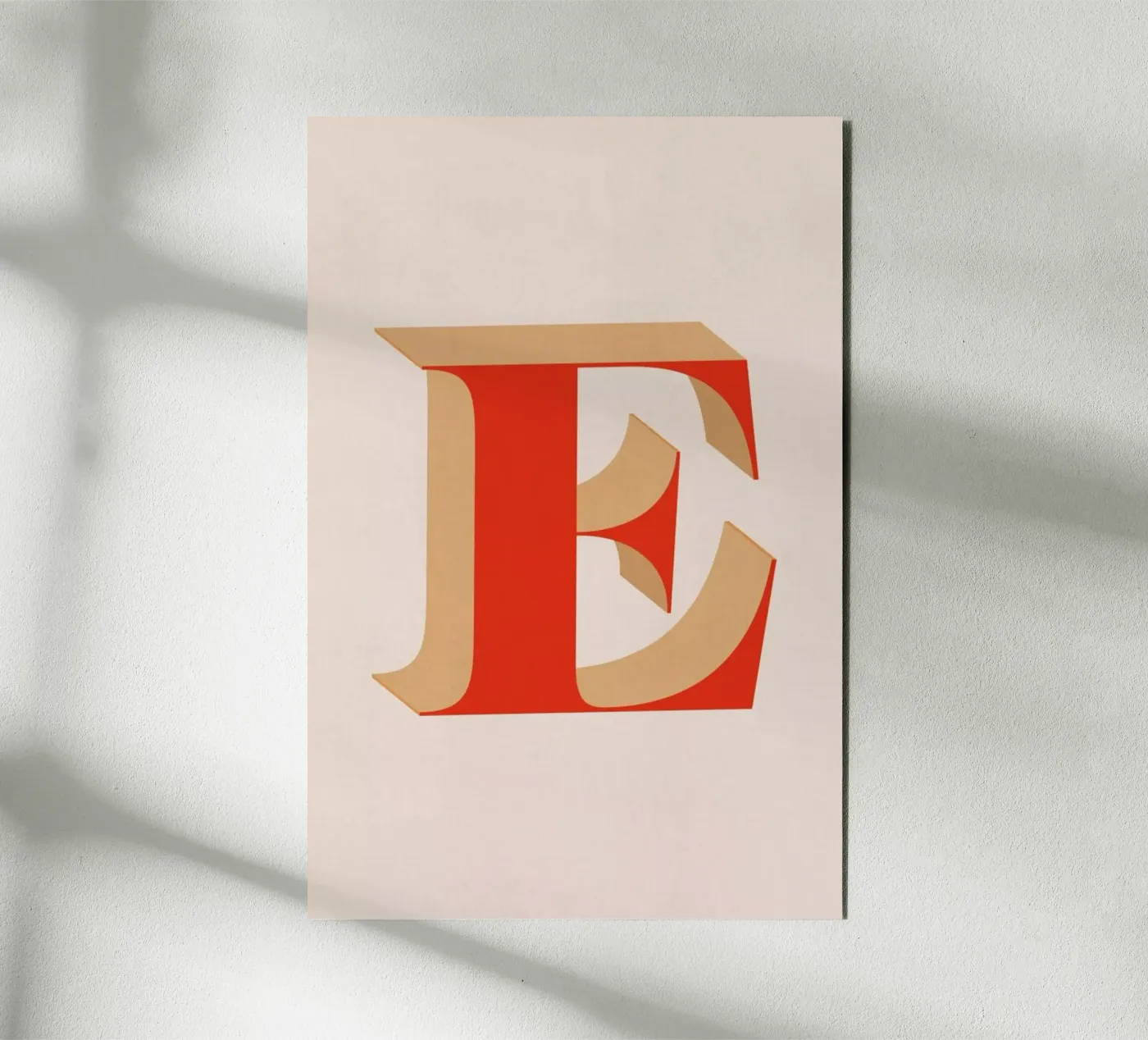 Red E forex plate by daylight design studio