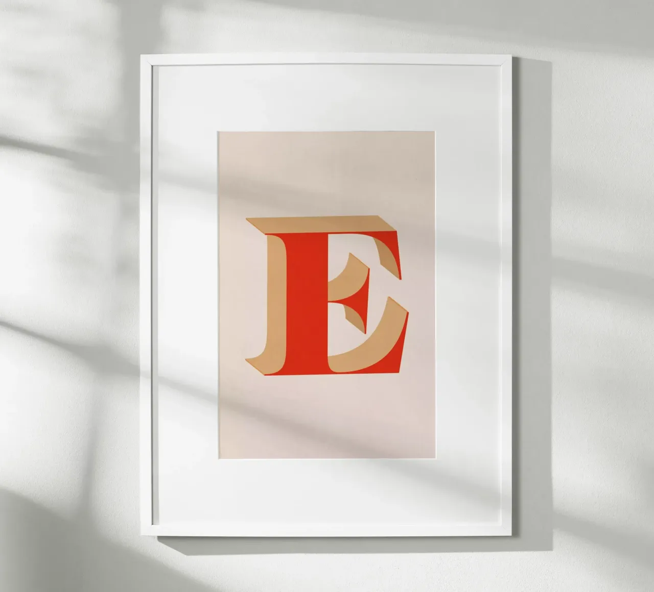 Red E Poster von daylight design studio