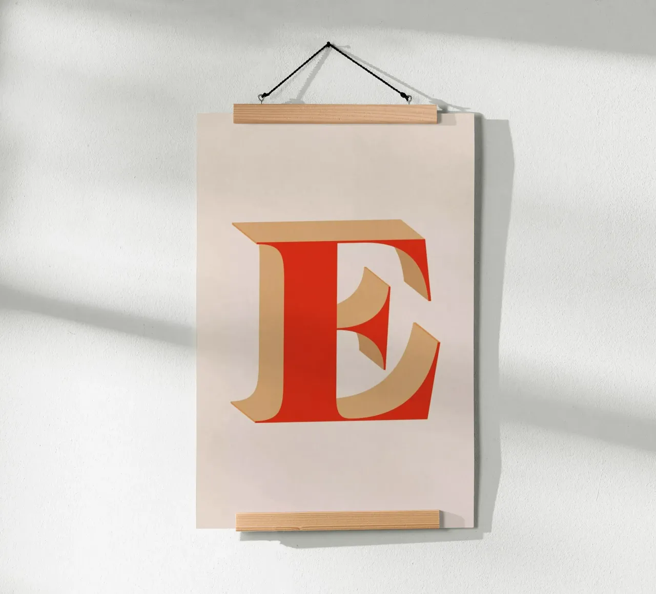 Red E Poster von daylight design studio