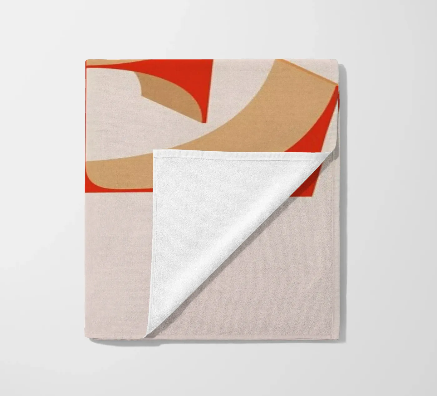 Red E strandhanddoek van daylight design studio