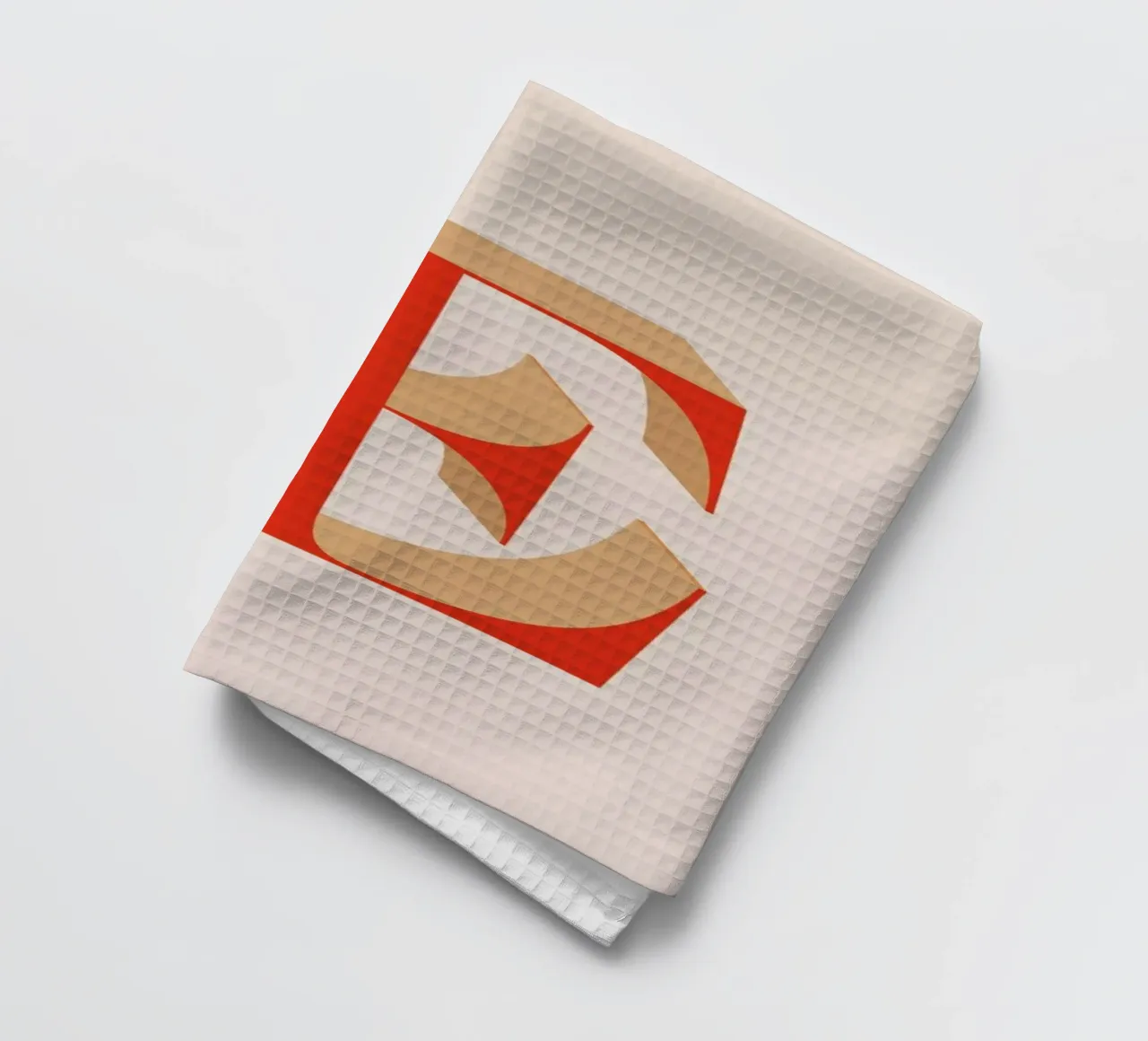 Red E Geschirrtuch von daylight design studio