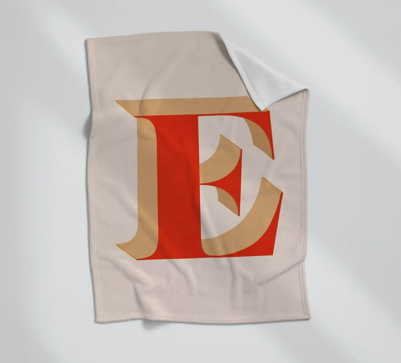 Red E fleecedeken van daylight design studio