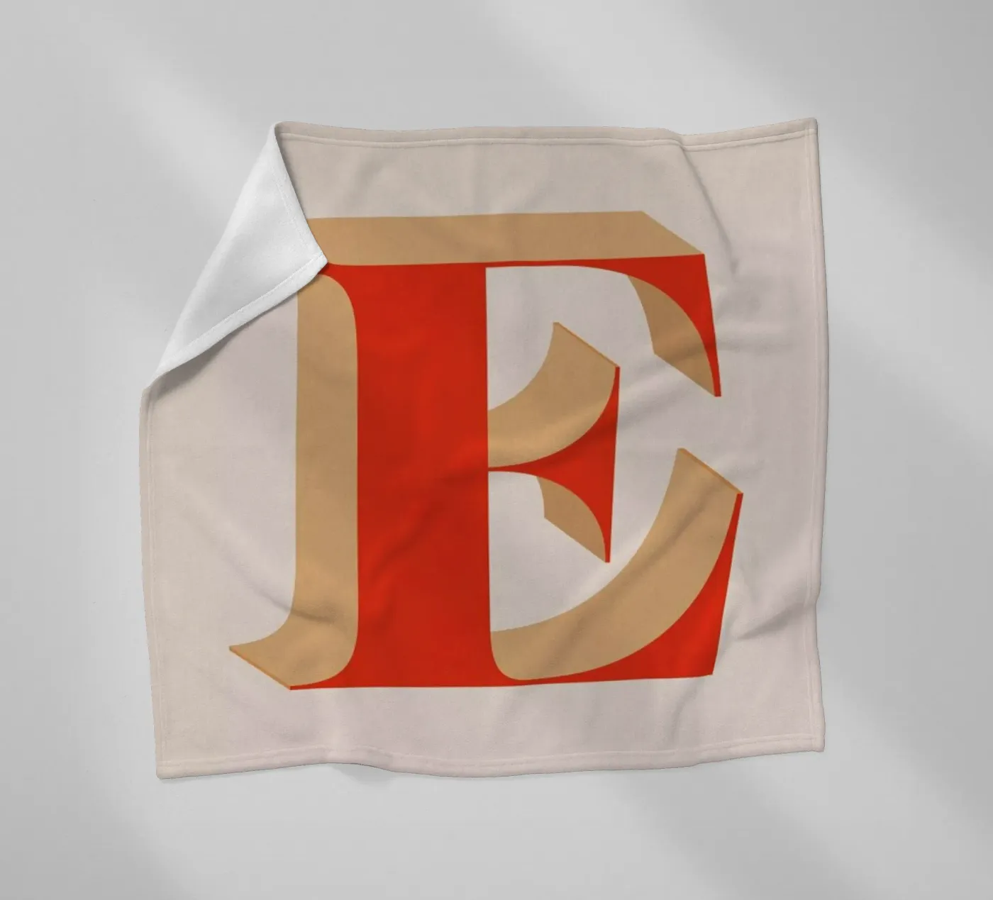 Red E fleecedeken van daylight design studio