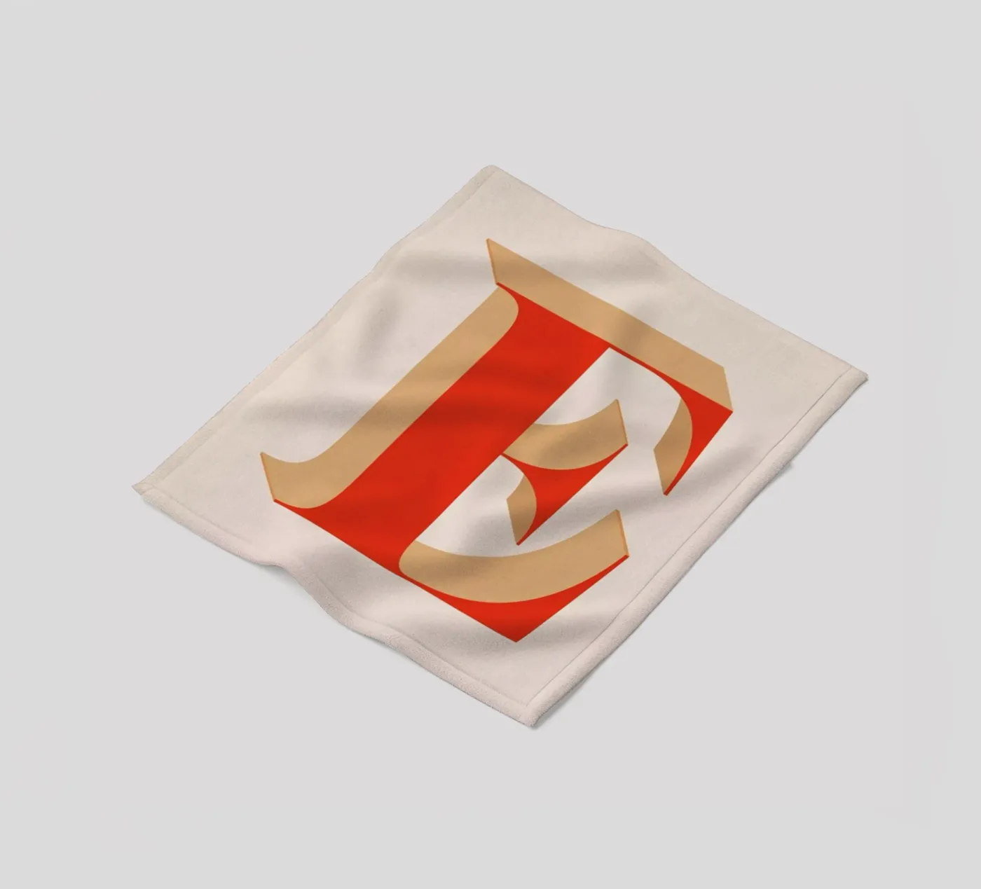 Red E fleecedeken van daylight design studio