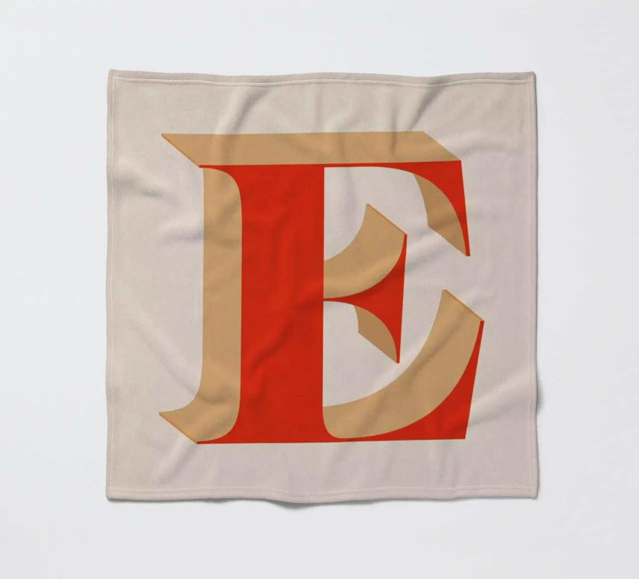 Red E fleecedeken van daylight design studio