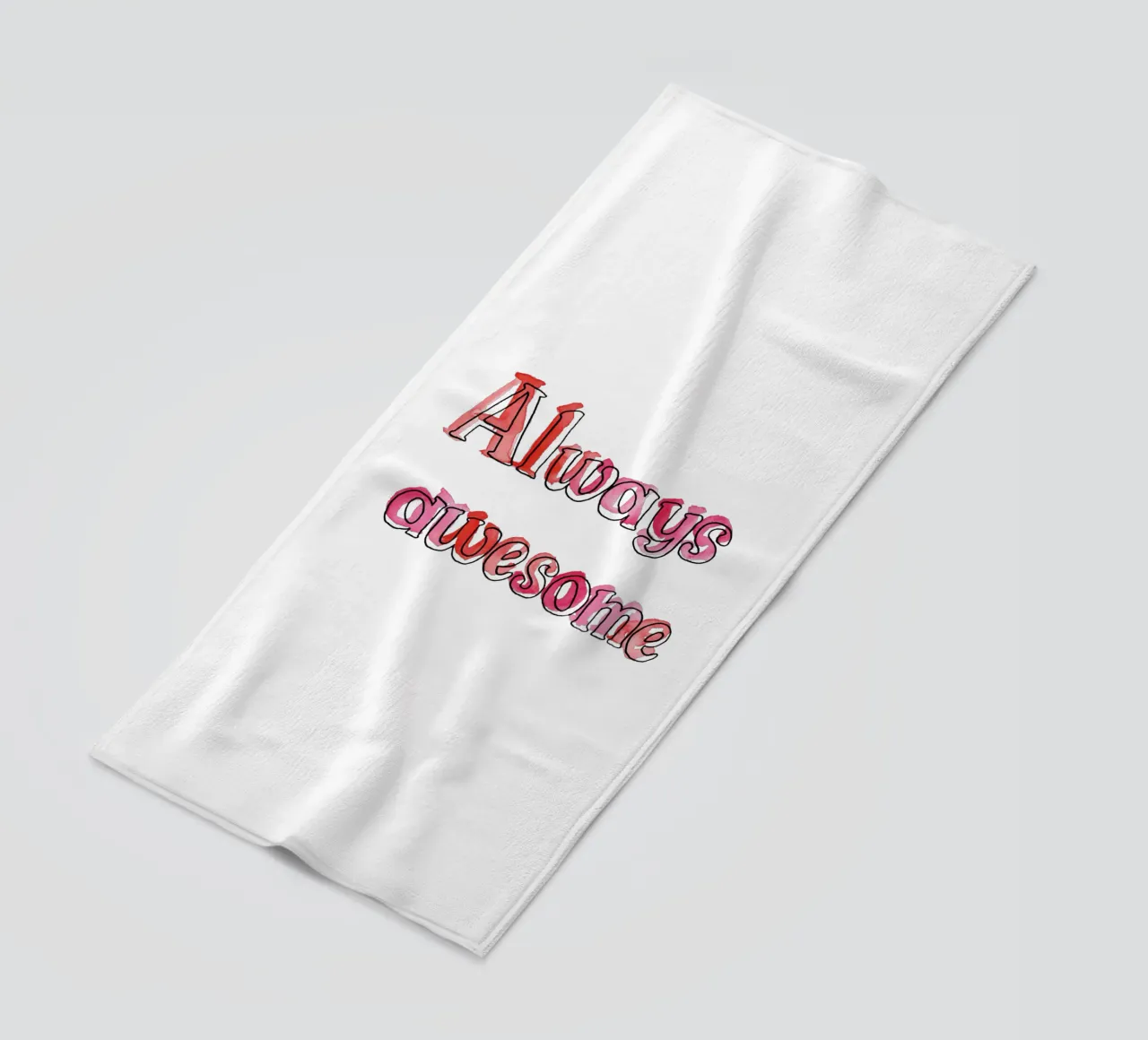Always Awesome telo mare da Brushmeetspaper
