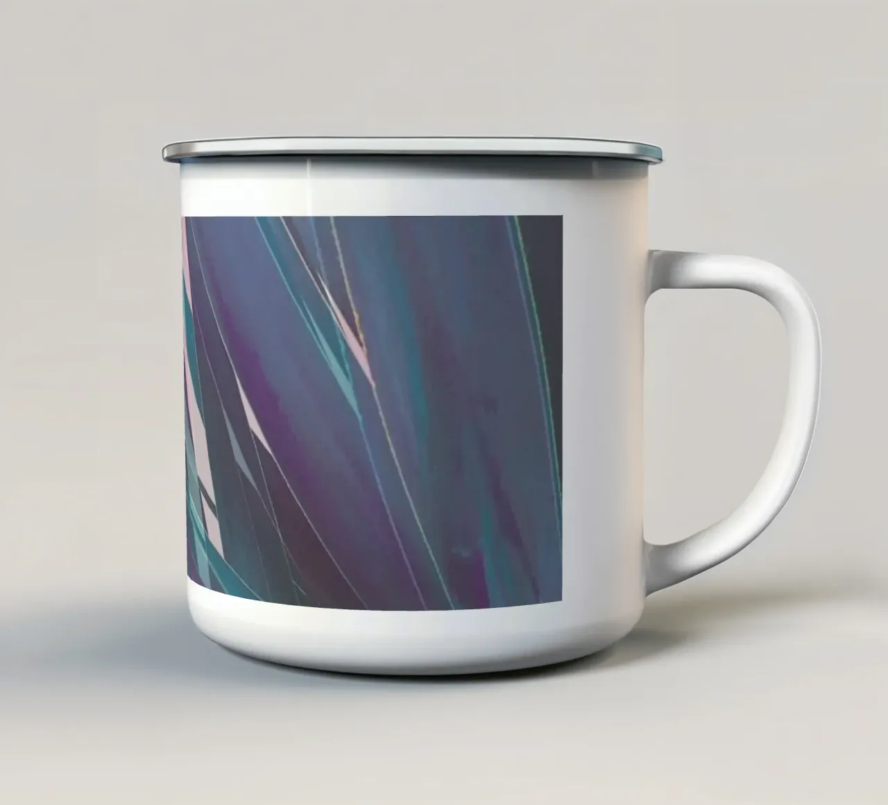 Foglie olografiche II tazza in smalto da Cassia Beck Photography