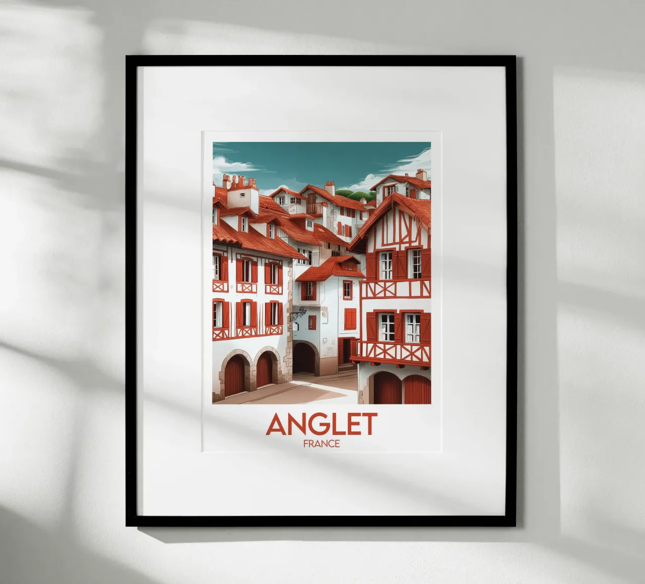 Affiche Anglet poster con telaio in plastica da Frame the World