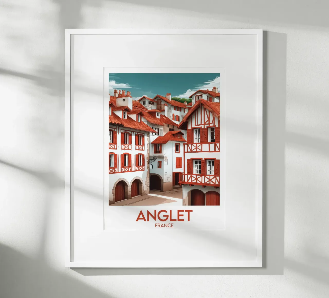 Affiche Anglet poster con telaio in plastica da Frame the World