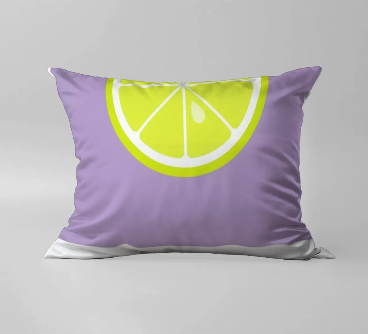 „The Food Alphabet“ - L like Lemon cuscino da BLAEK Design Studio