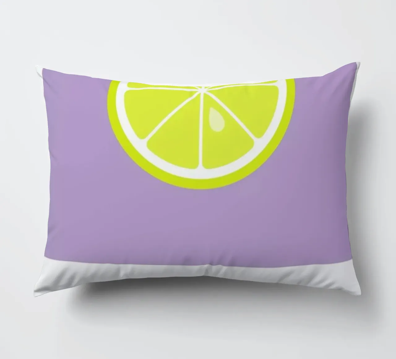 „The Food Alphabet“ - L like Lemon cuscino da BLAEK Design Studio