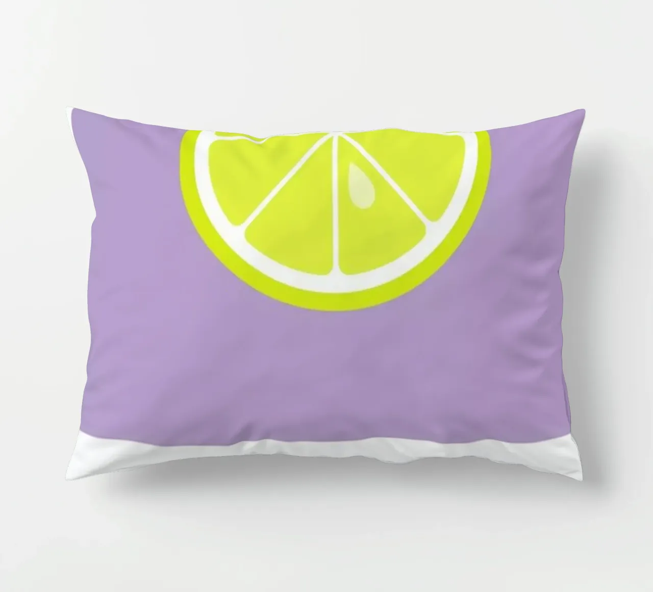 „The Food Alphabet“ - L like Lemon cuscino da BLAEK Design Studio