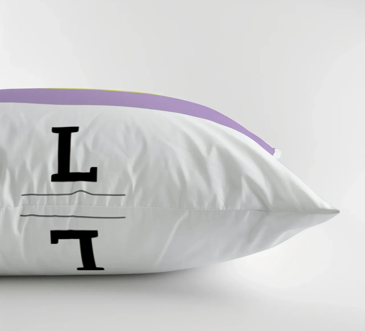 „The Food Alphabet“ - L like Lemon cuscino da BLAEK Design Studio