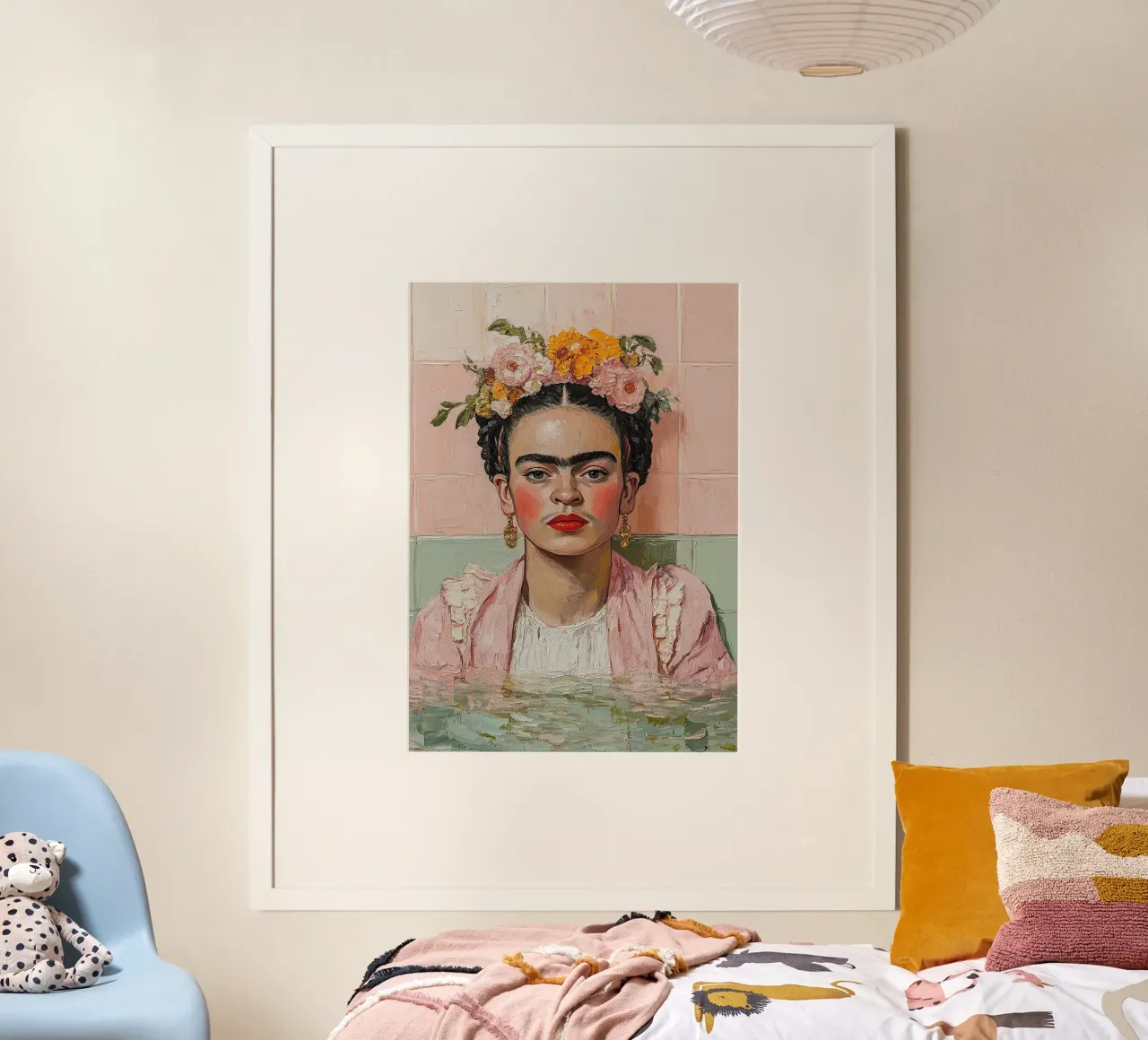 Frida Kahlo - L'esilio interiore poster da Fantasias Florales
