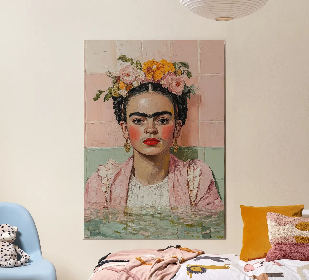 Frida Kahlo - L'esilio interiore poster da Fantasias Florales