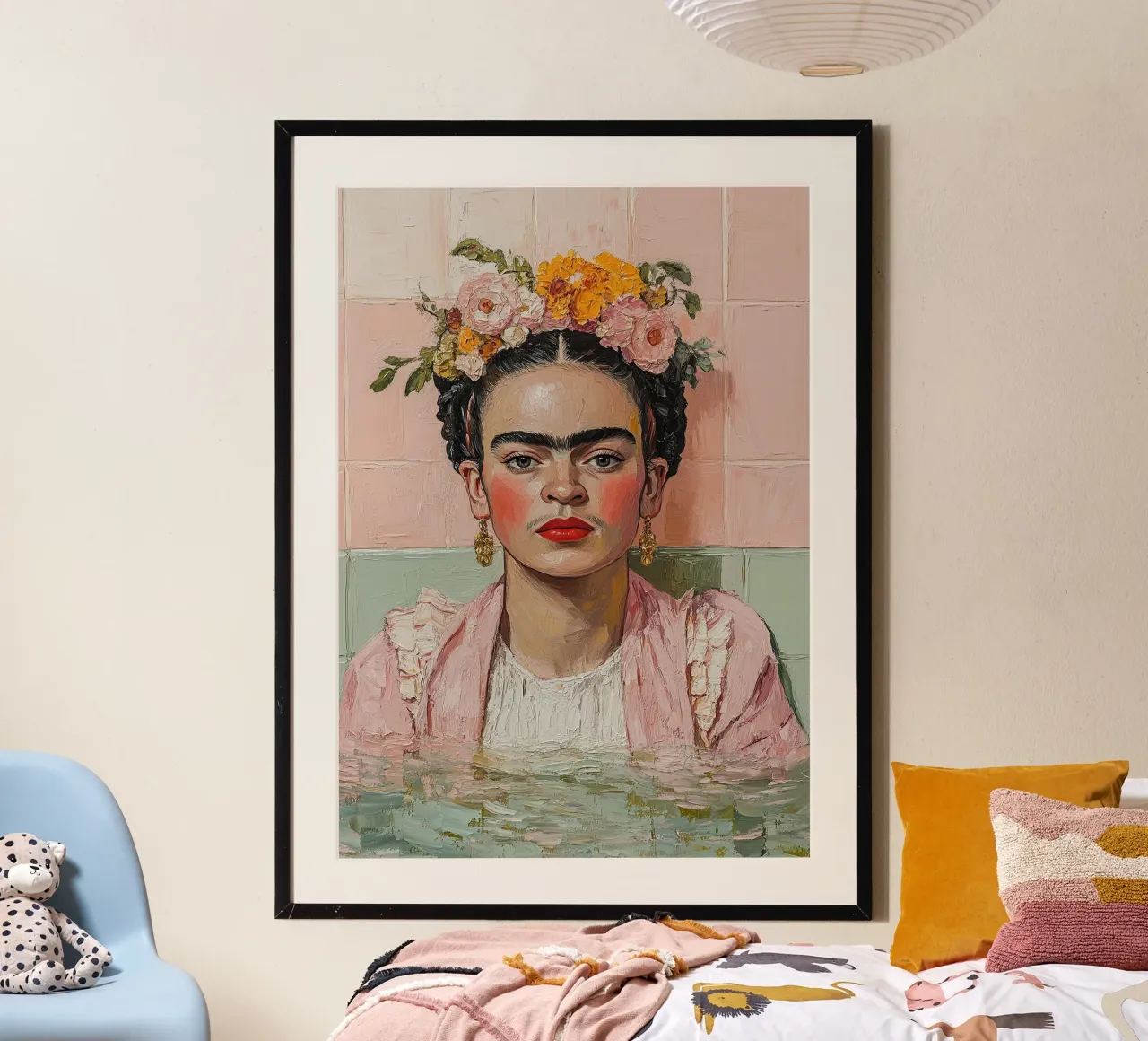 Frida Kahlo - L'esilio interiore poster da Fantasias Florales