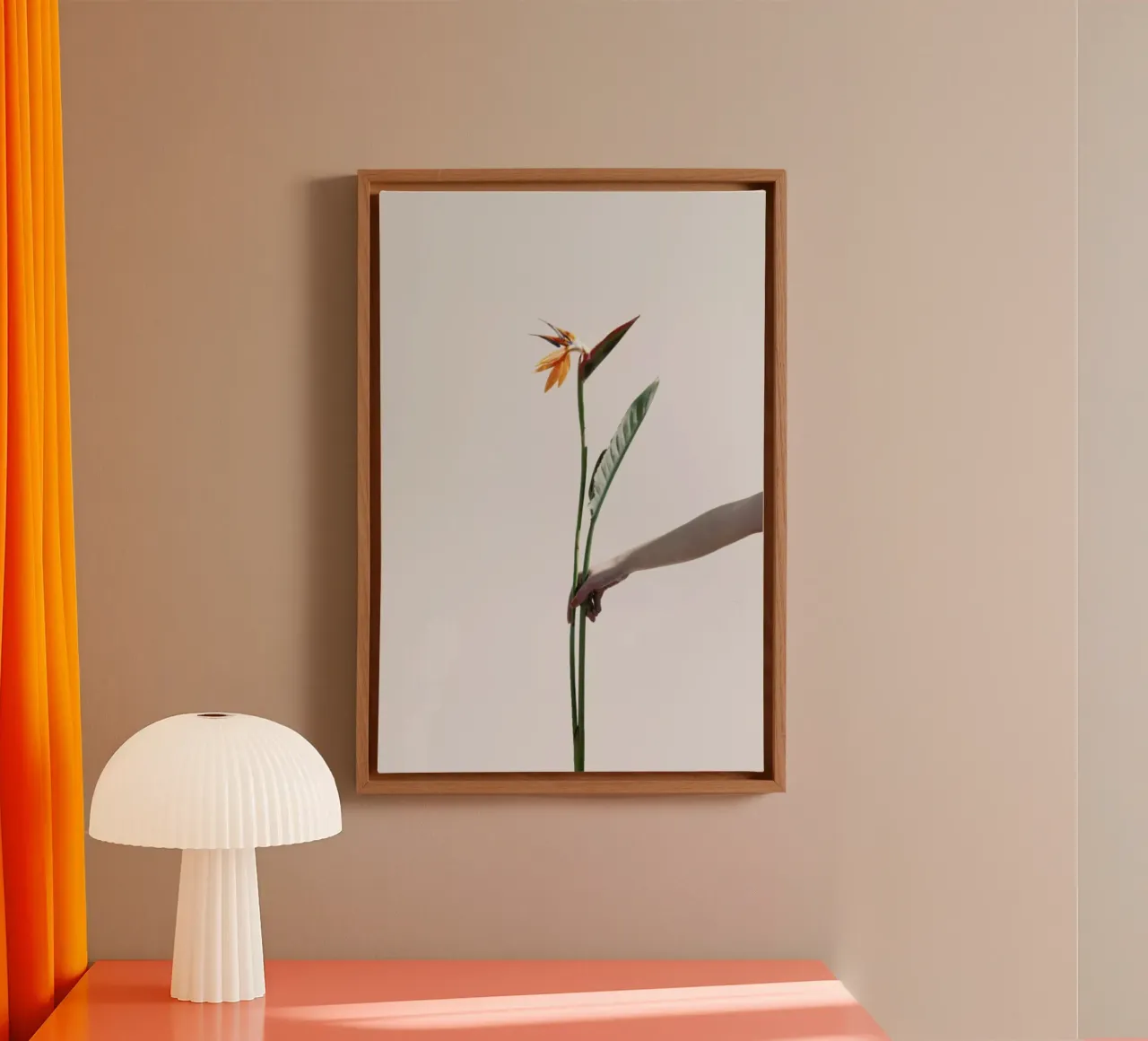 Paradise Bird tela con Cornice a cassetta da George Griefy