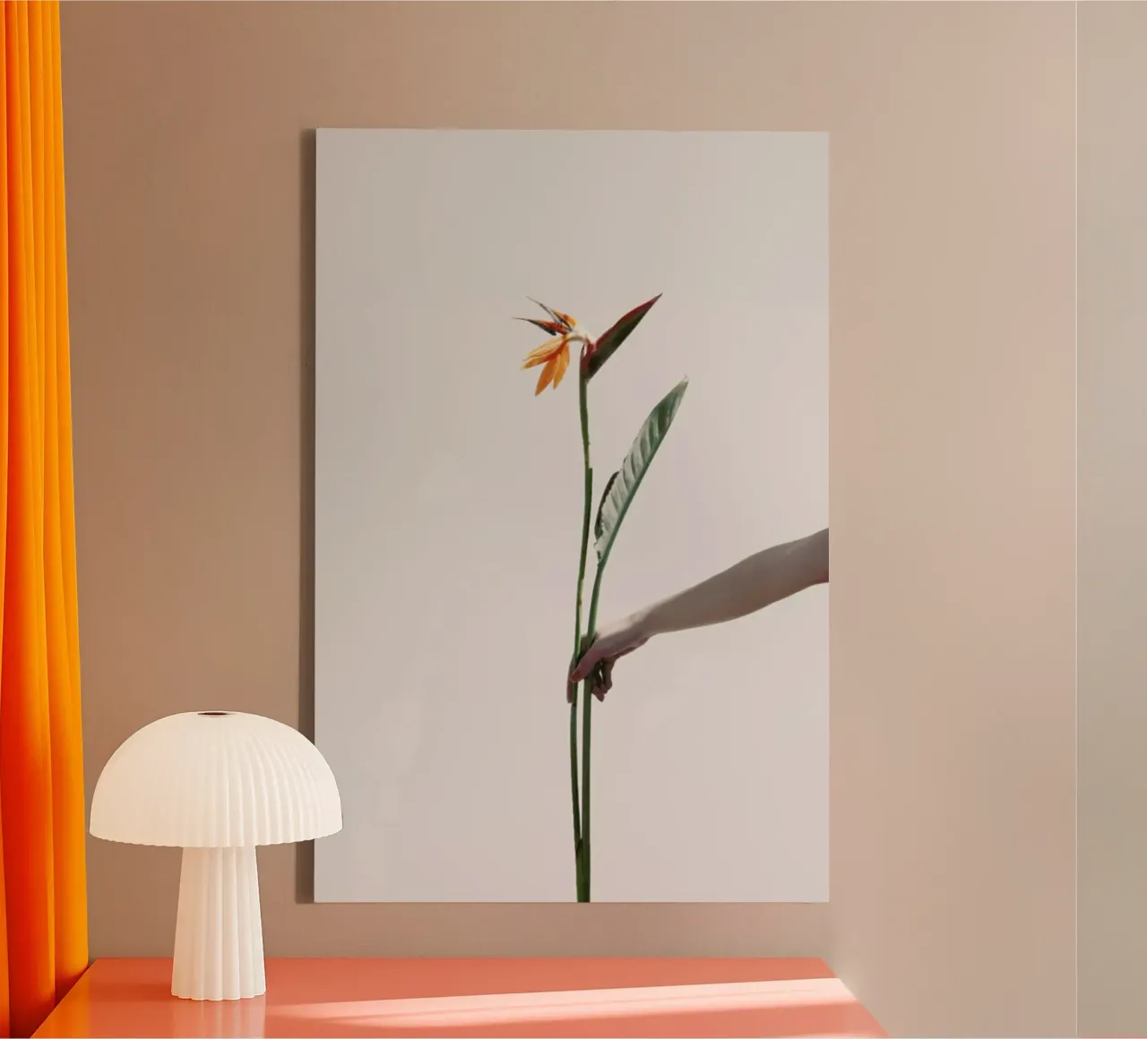 Paradise Bird tela con Cornice a cassetta da George Griefy