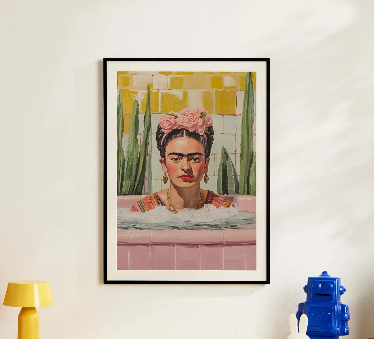 Frida Kahlo - The lived memory poster by Fantasias Florales