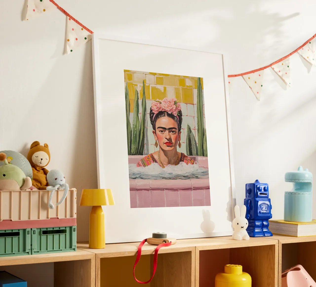 Frida Kahlo - The lived memory poster by Fantasias Florales