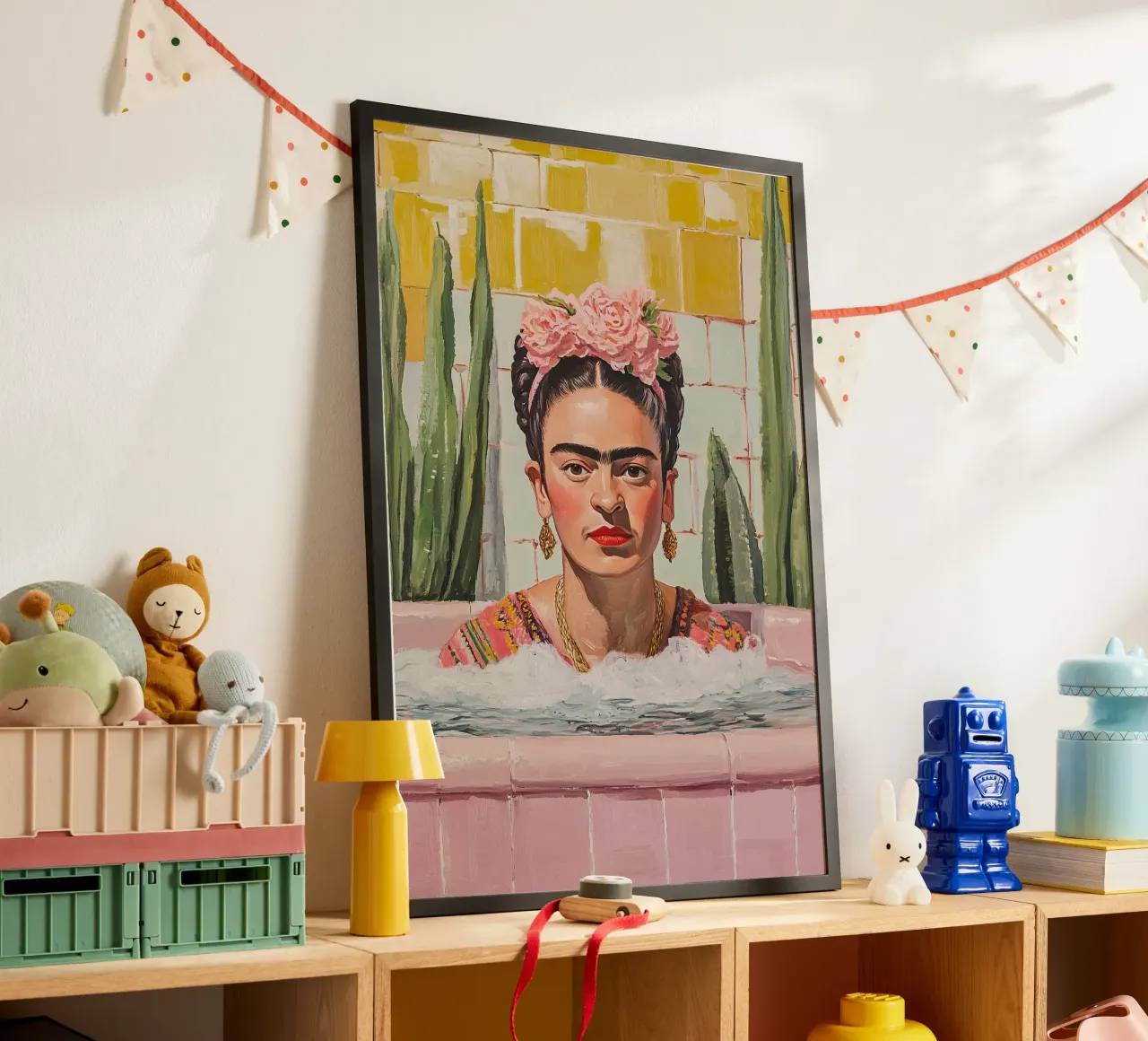 Frida Kahlo - The lived memory poster by Fantasias Florales