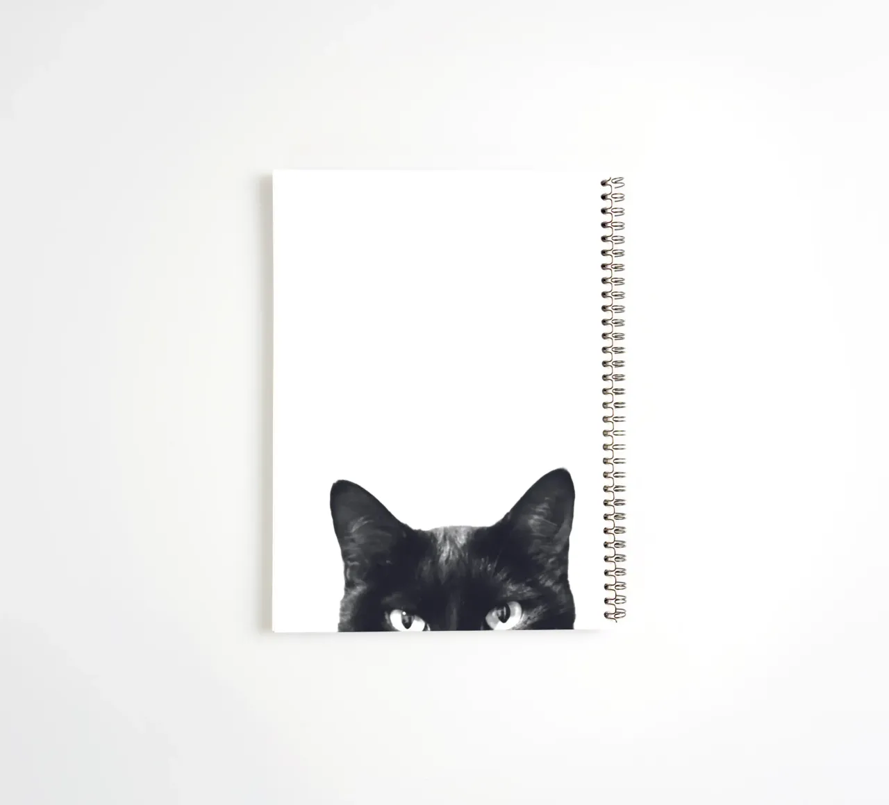 Schwarze Katze Ringbuch von Victoria Frost
