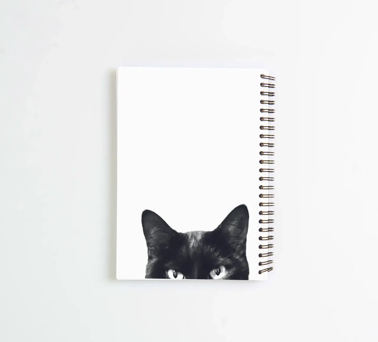 Schwarze Katze Ringbuch von Victoria Frost