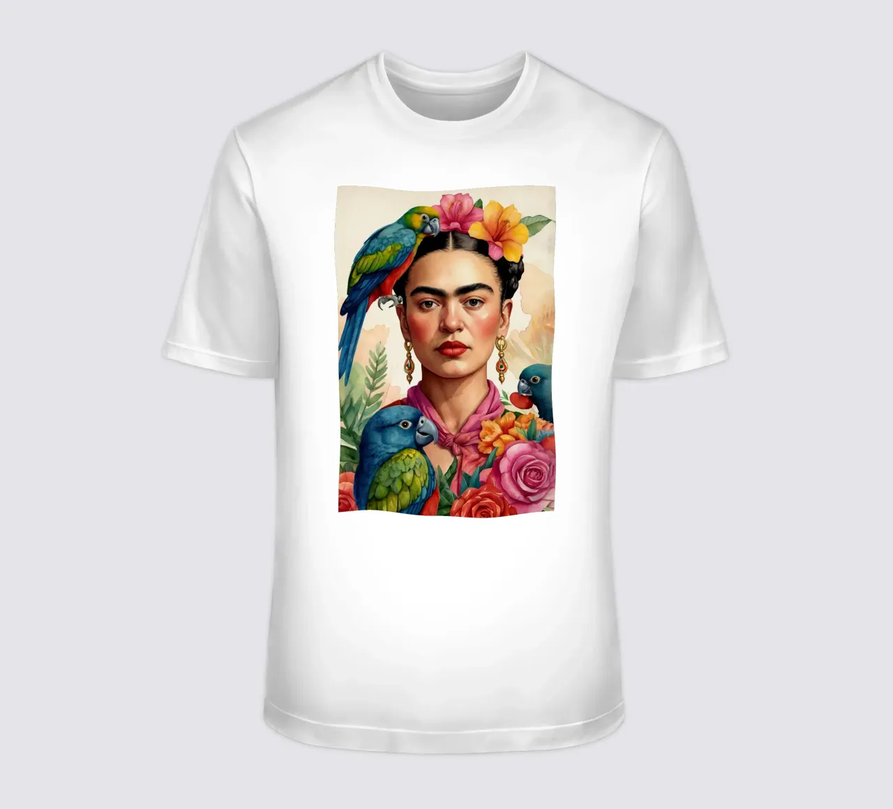 Frida Kalho in acquerello t-shirt da 🎁 ARTVI-SHOP
