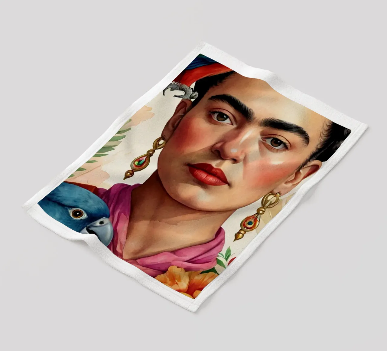 Frida Kalho in acquerello coperta in pile da 🎁 ARTVI-SHOP