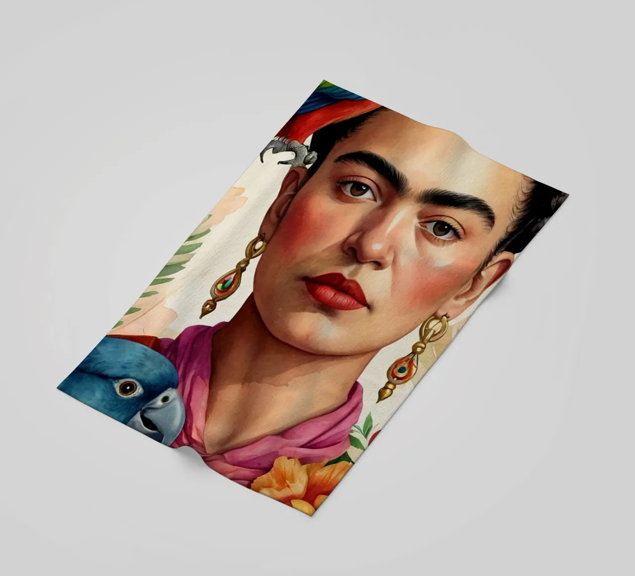 Frida Kalho in acquerello telo mare da 🎁 ARTVI-SHOP