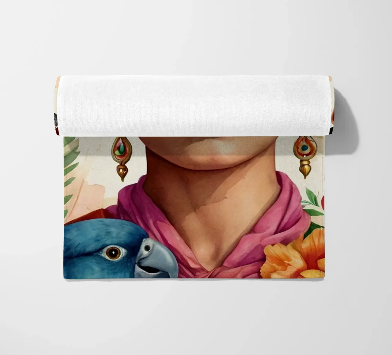 Frida Kalho in acquerello telo mare da 🎁 ARTVI-SHOP